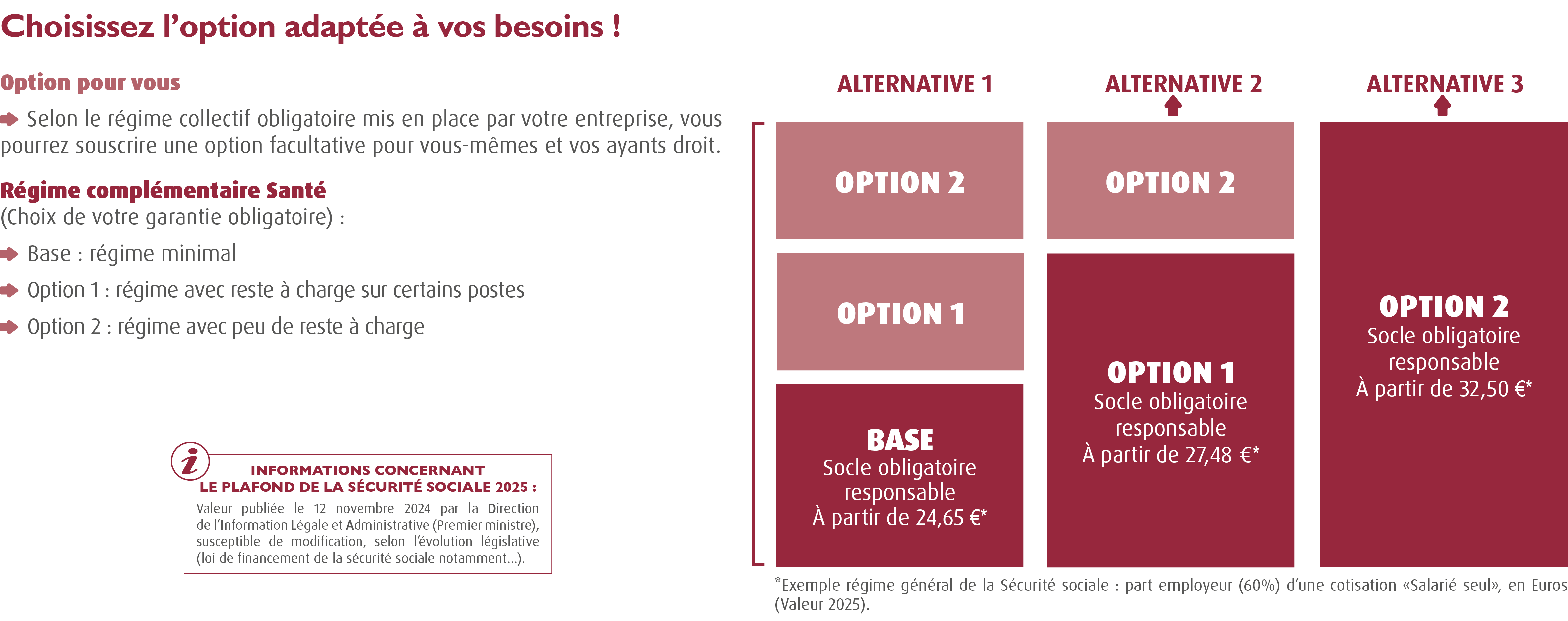 Complémentaire Santé CCN des Acteurs du Lien Social et Familial  ALISFA - IDCC 1261 / Mutuelle CCN Acteurs du Lien Social et Familial - ALISFA . - Mutuelle ALISFA / Complémentaire ALISFA . Offre Umanens à destination des entreprises adhérentes au SNAESCO (Convention collective nationale des acteurs du lien social et familial : centres sociaux et socioculturels, associations d'accueil de jeunes enfants, associations de développement social local du 4 juin 1983 - Accord santé convention collective acteurs lien social familial alisfa) / mutuelle des acteurs du lien social et familial - 100% Santé : présentation au régime général de la Sécurité Sociale